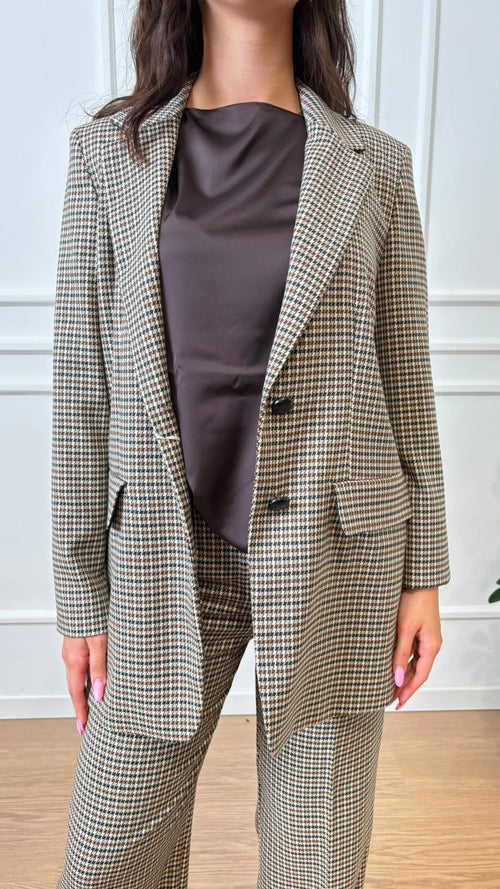 Blazer pied de poule Fasto Emme Marella