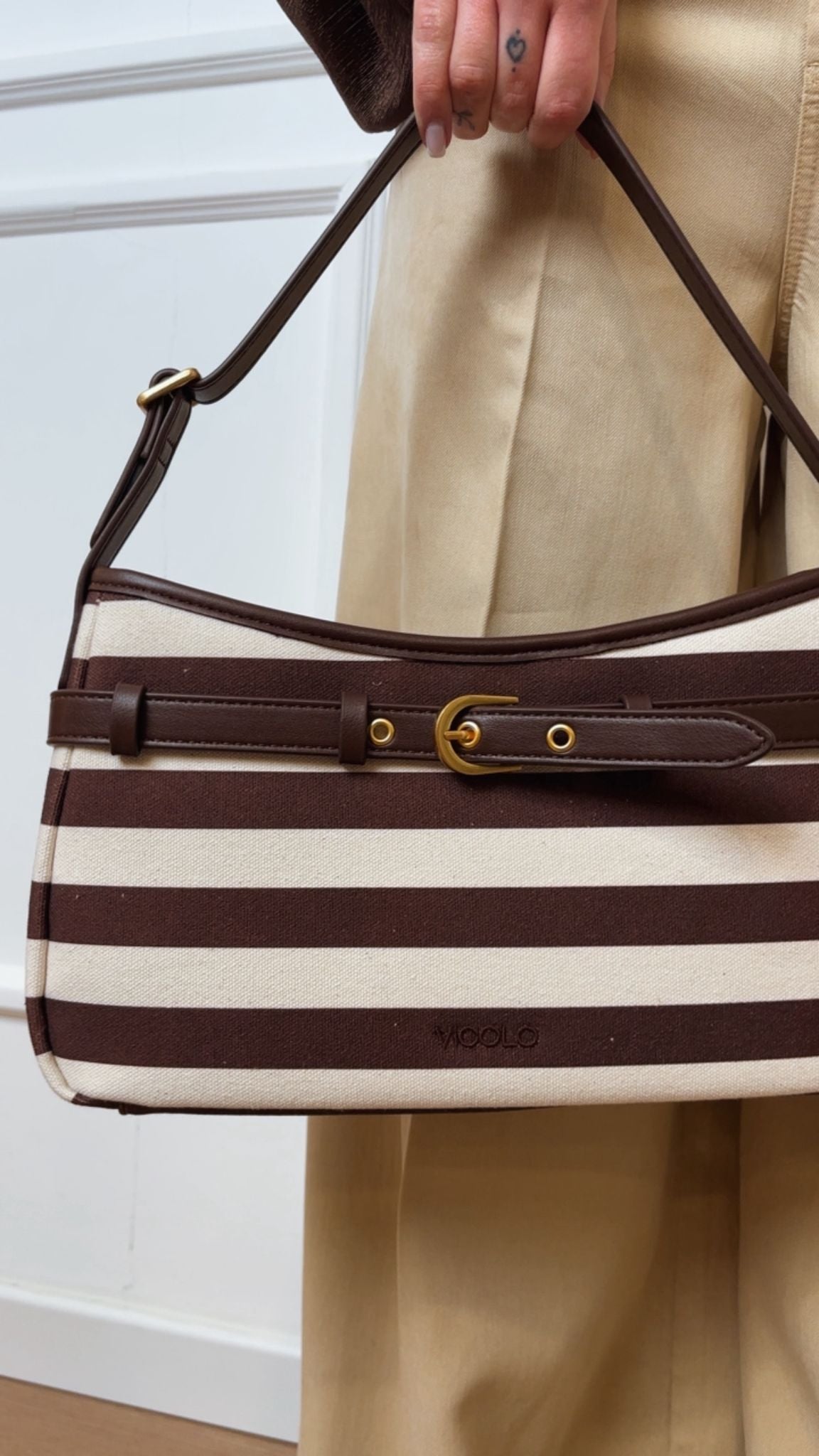 Bag righe a mano XAB0045