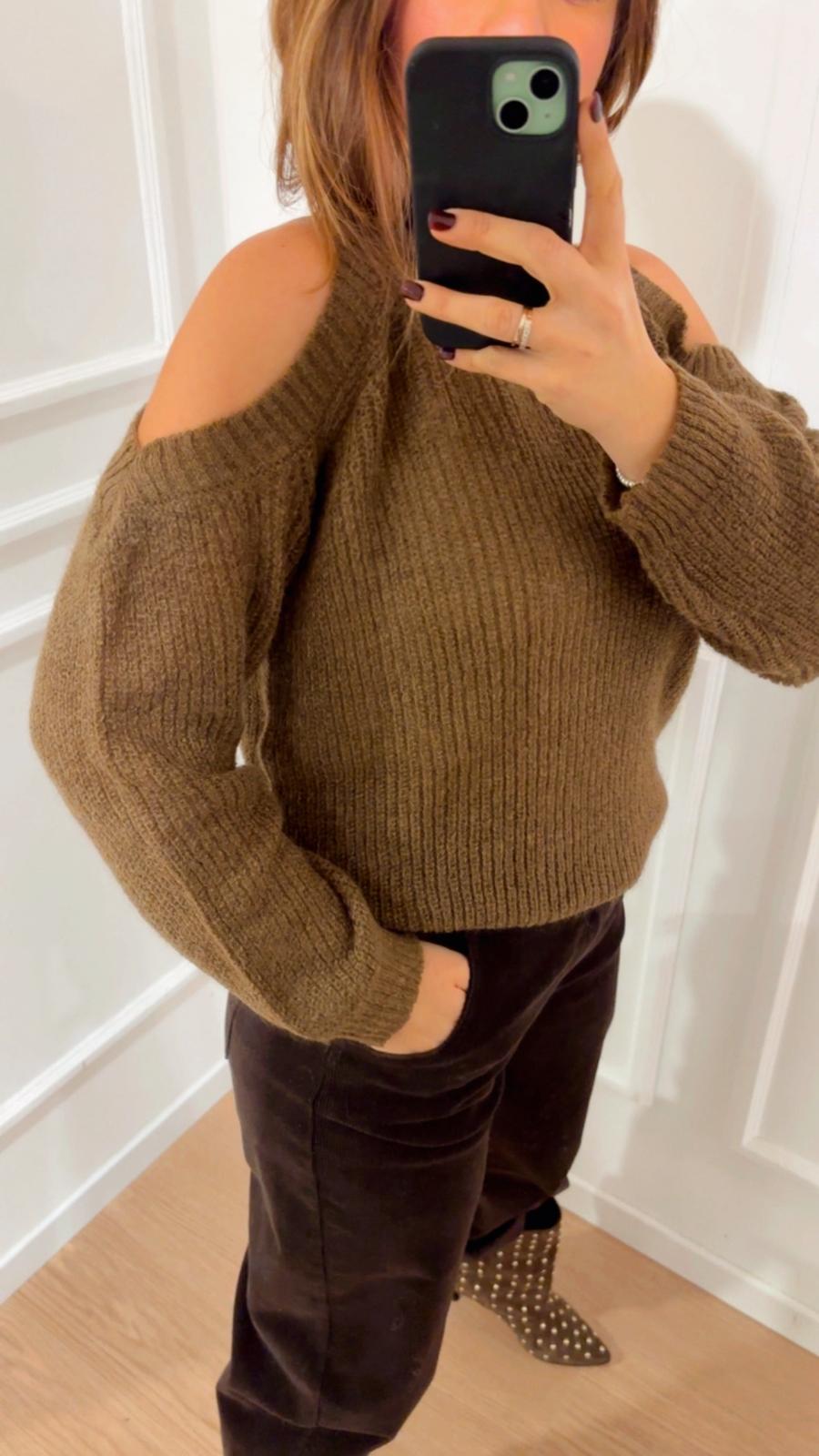 Pull cut out Tensione In D70104 moro