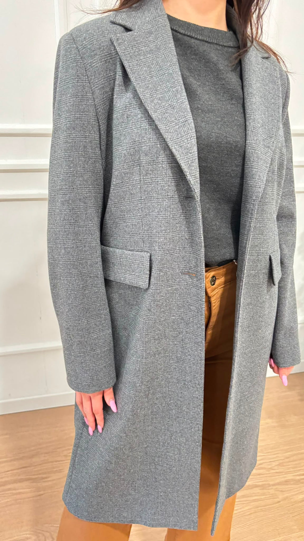 Cappotto jacquard Tritone Emme Marella