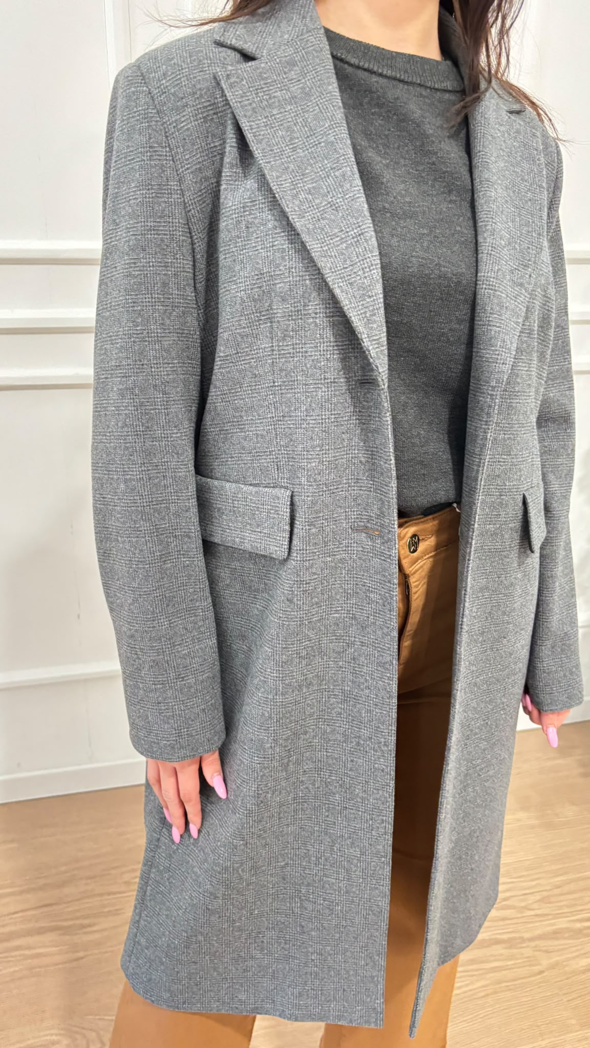 Cappotto jacquard Tritone Emme Marella