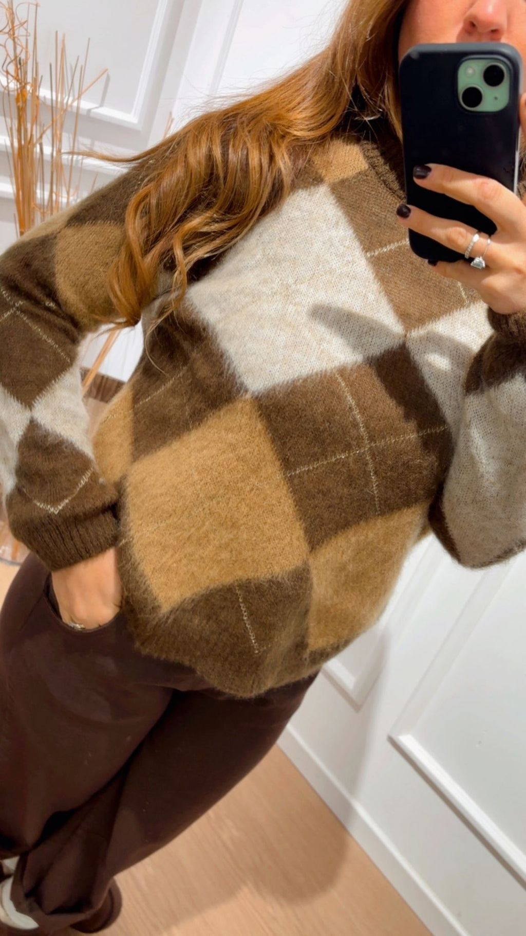 Pull rombi Tensione In D80998 Camel