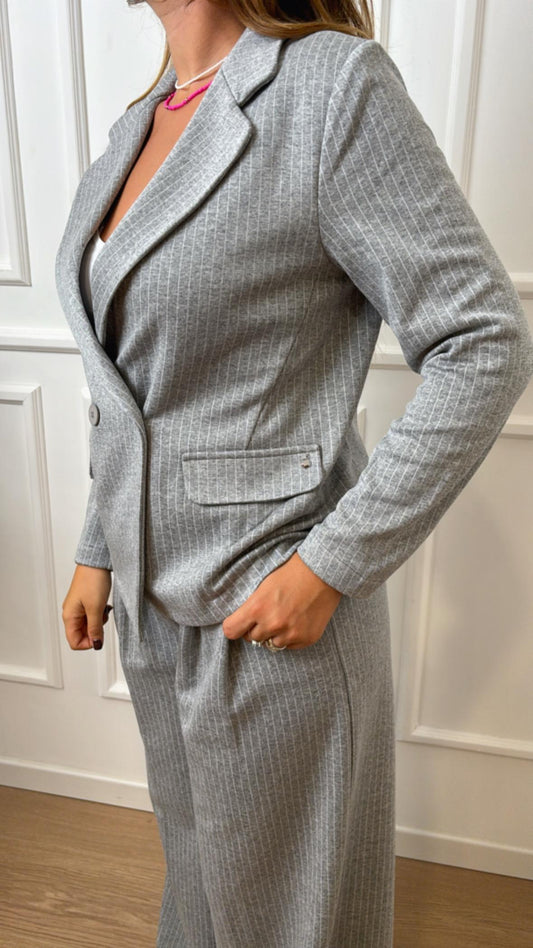 Blazer Eco Jacquard doppiopetto Ragno DR48G6 135 Melange