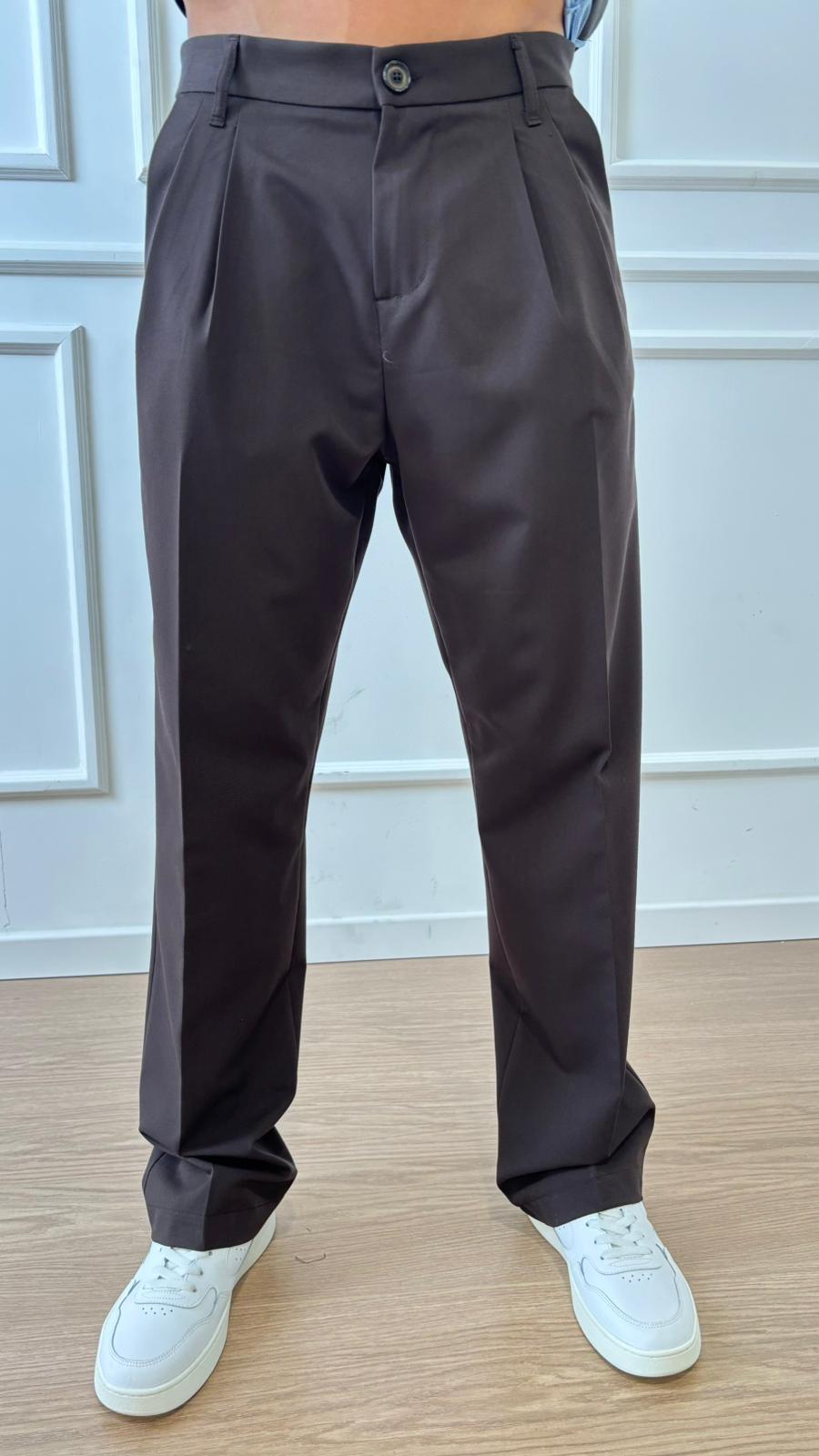 Pantalone dritto Imperial PD3MLBQ Caffè