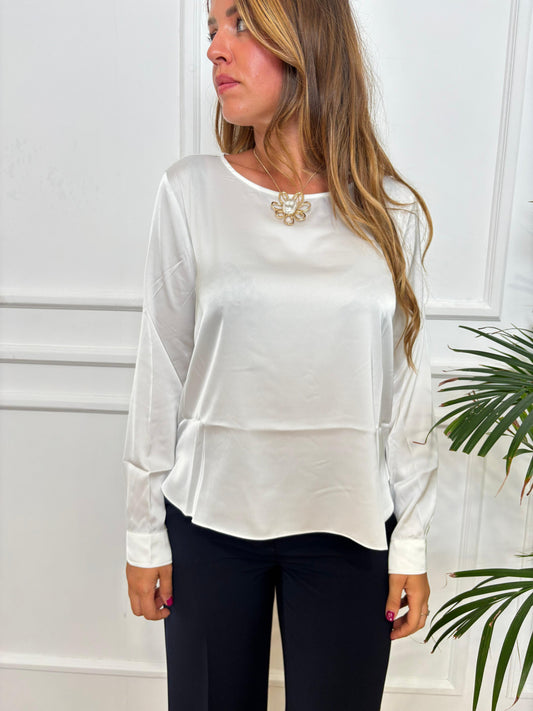 Blusa raso Madera 001 Emme Marella