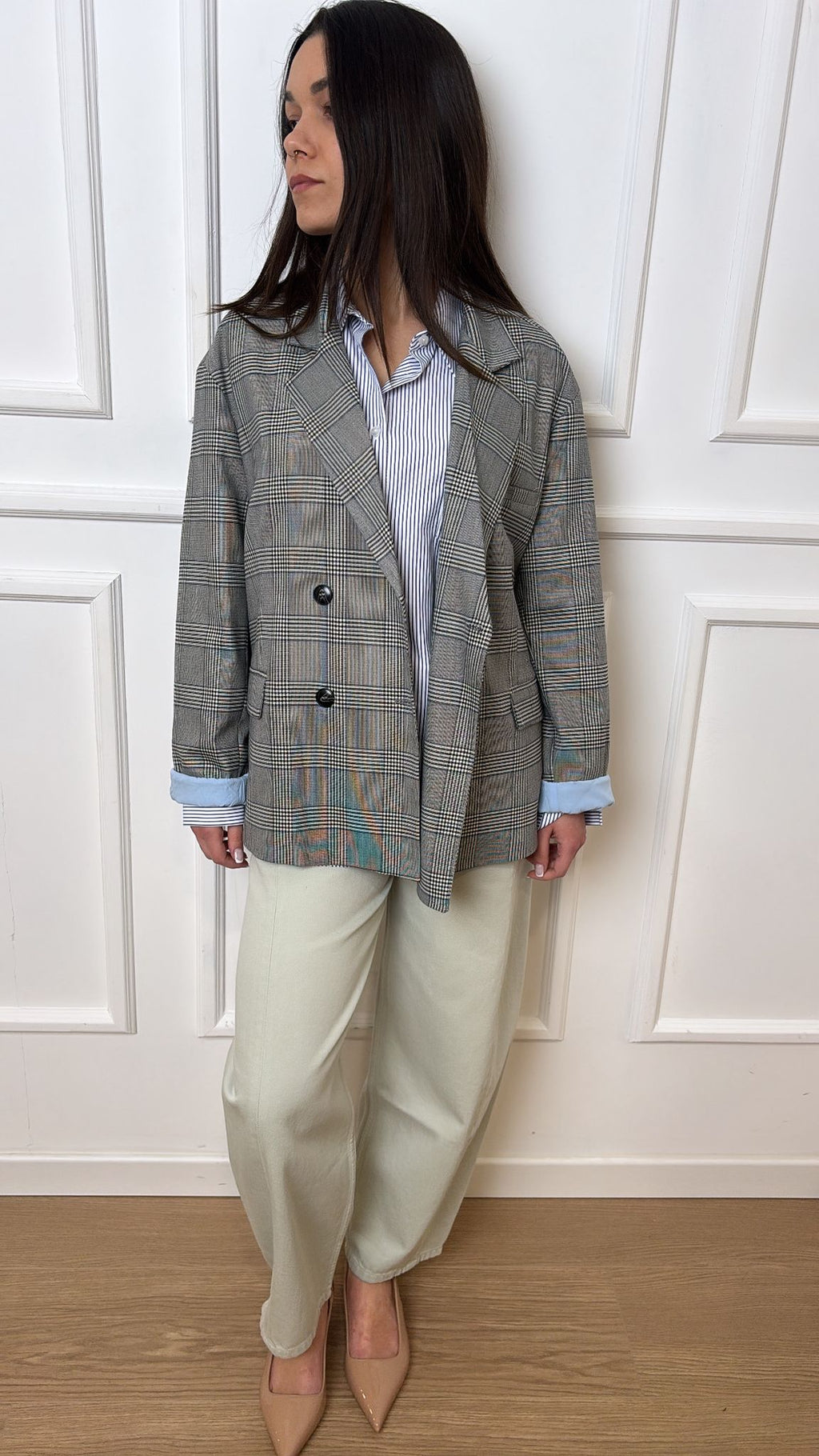 Blazer over doppiopetto Tensione In 26B3989