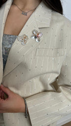 Blazer corto strass Vicolo TD0437