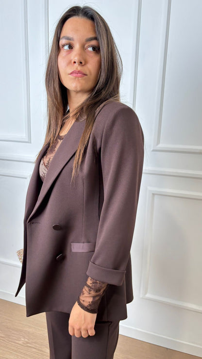 Blazer doppiopetto Imperial JU25KAW cioccolato