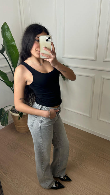 Canotta slim Susy Mix 1056 nera