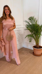 Tuta elegante Solo Gioie S1121 rosa