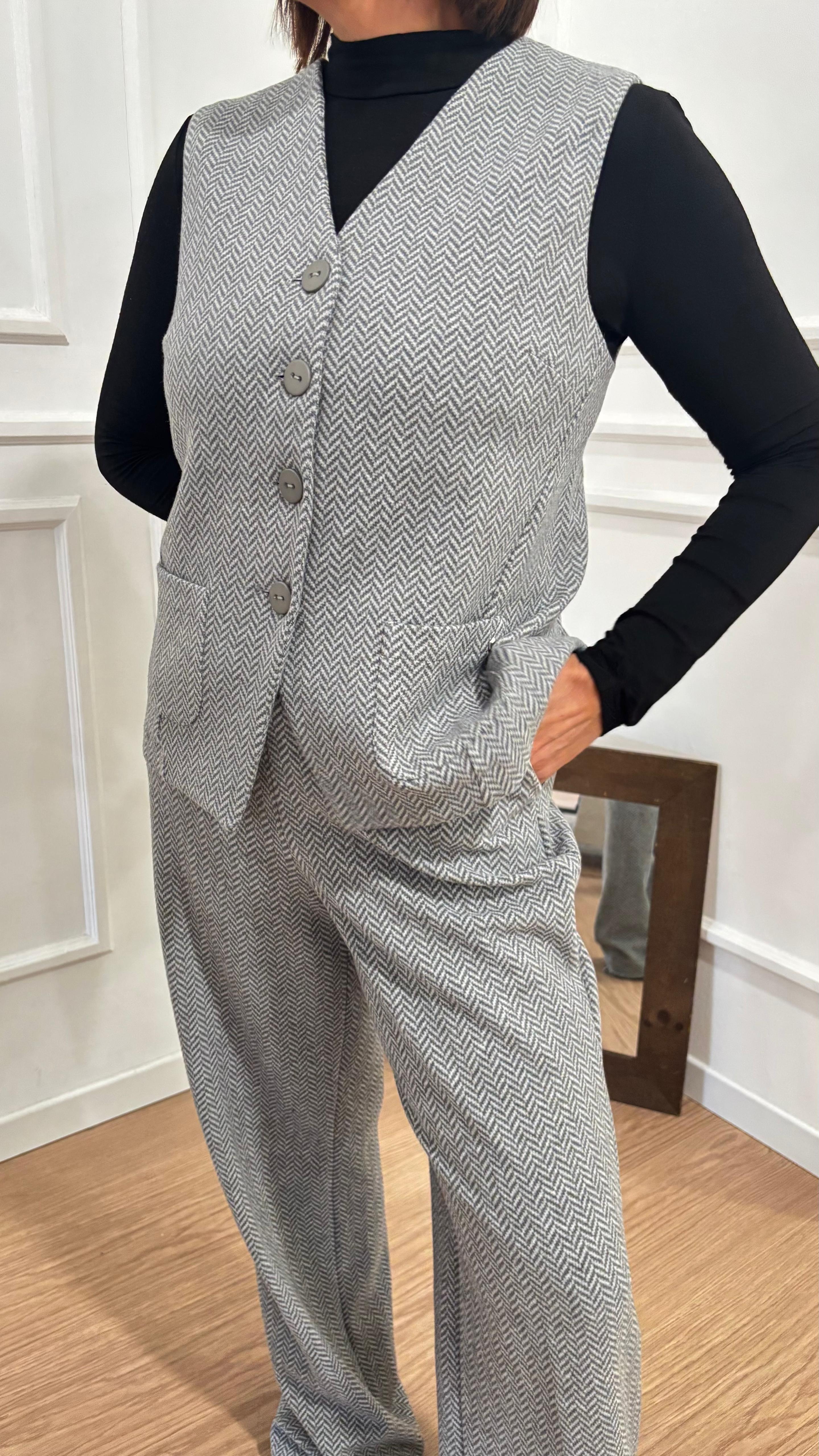 Gilet compact Ragno DR38GL 135 Melange