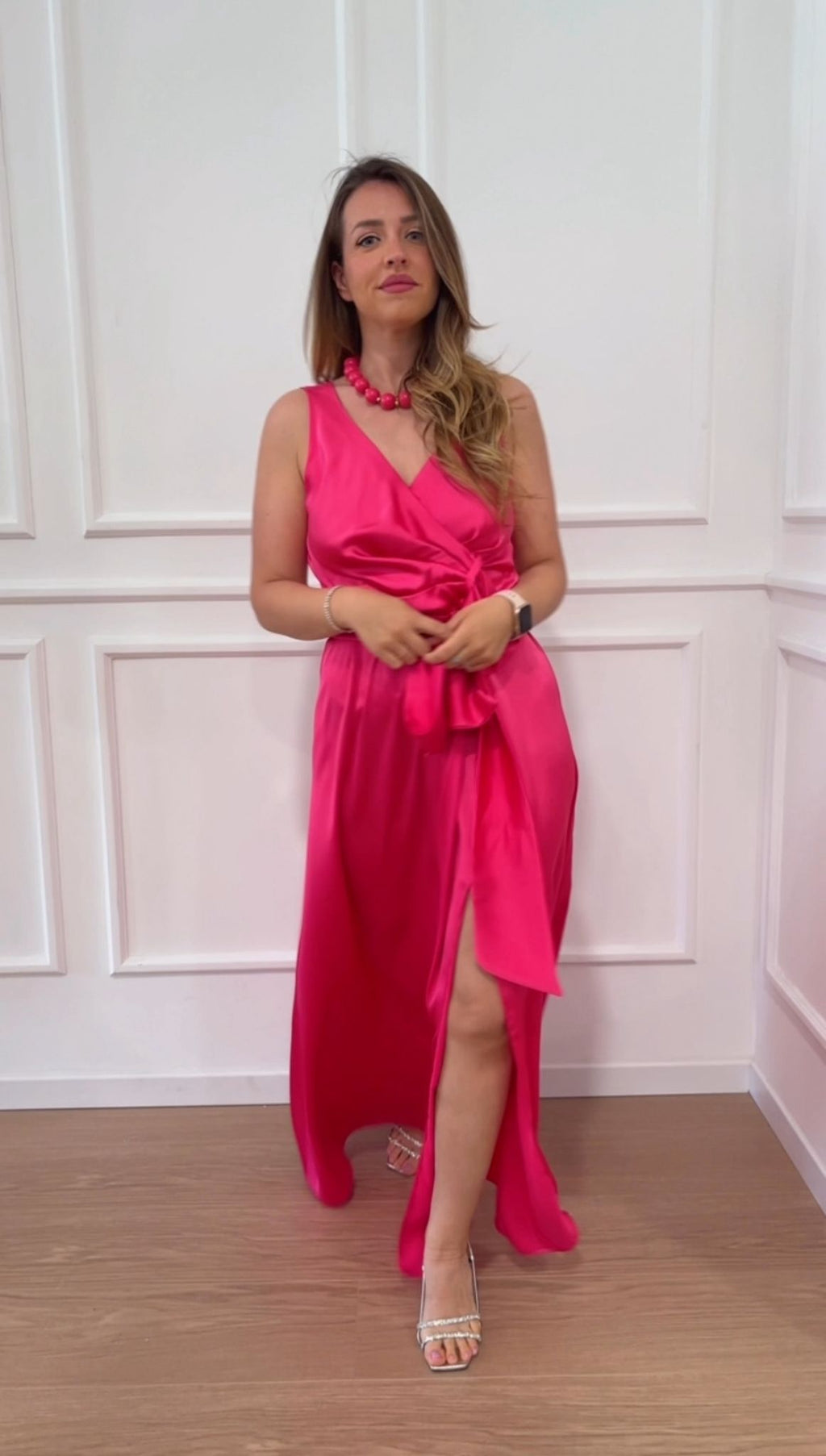 Abito Charlotte Emme Marella fucsia