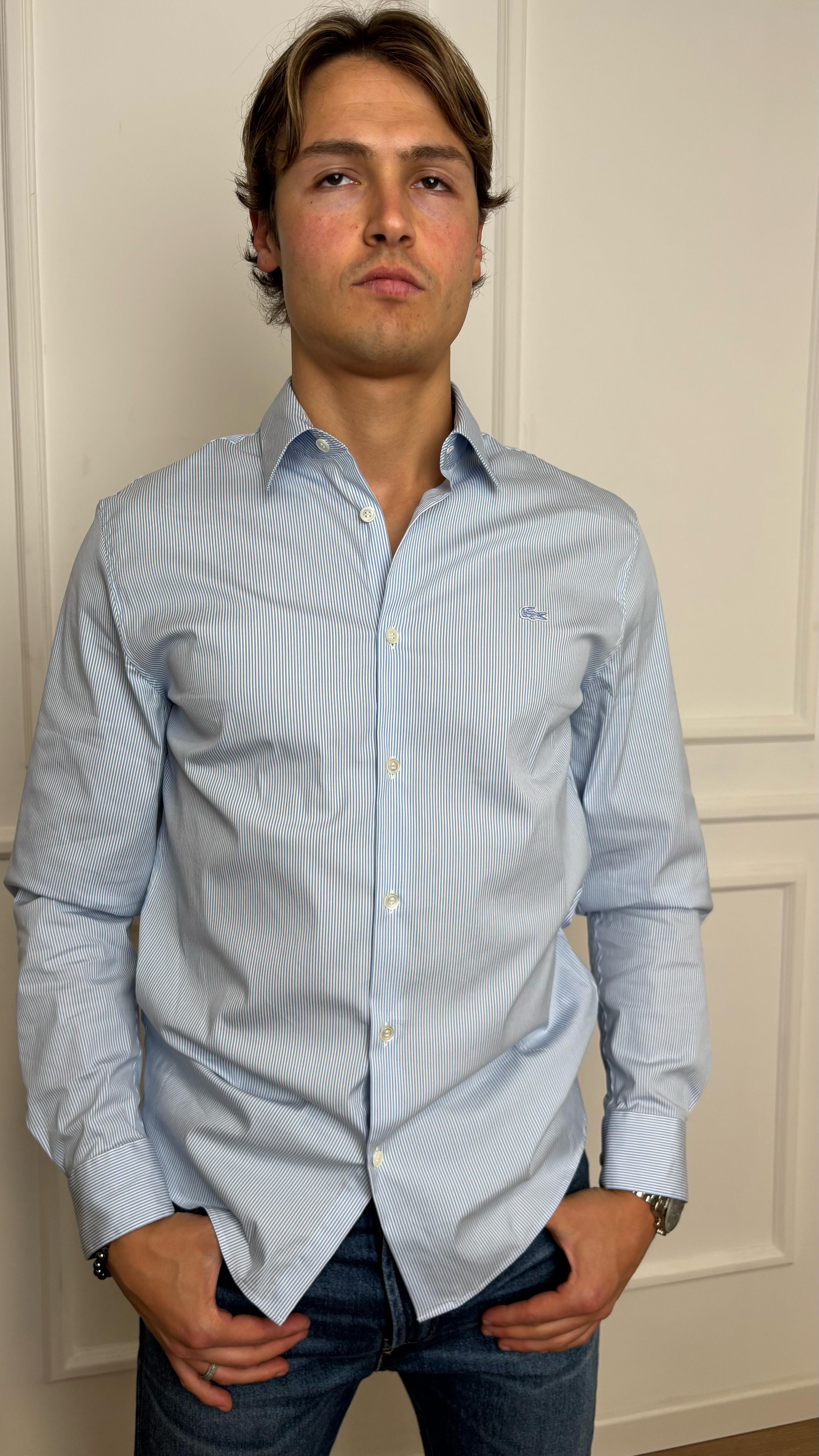 Camicia slim fit Lacoste CH0198 00 F6Z