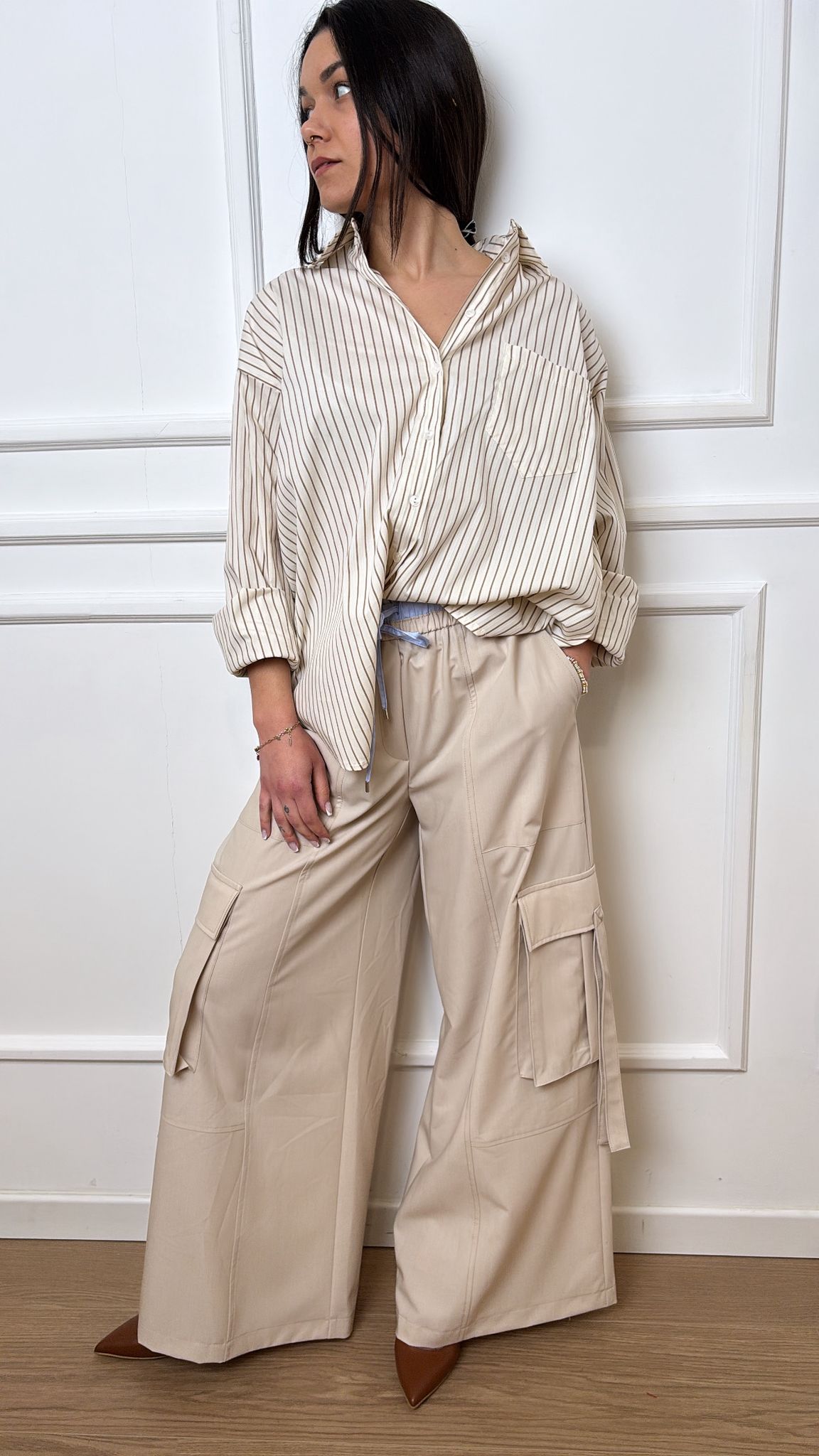 Camicia righe Tensione In S26C065