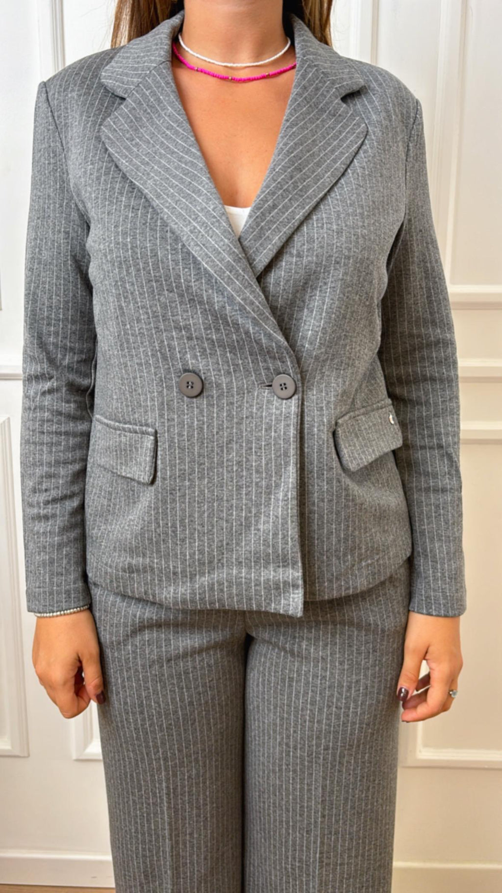 Blazer Eco Jacquard doppiopetto Ragno DR48G6 202 MF