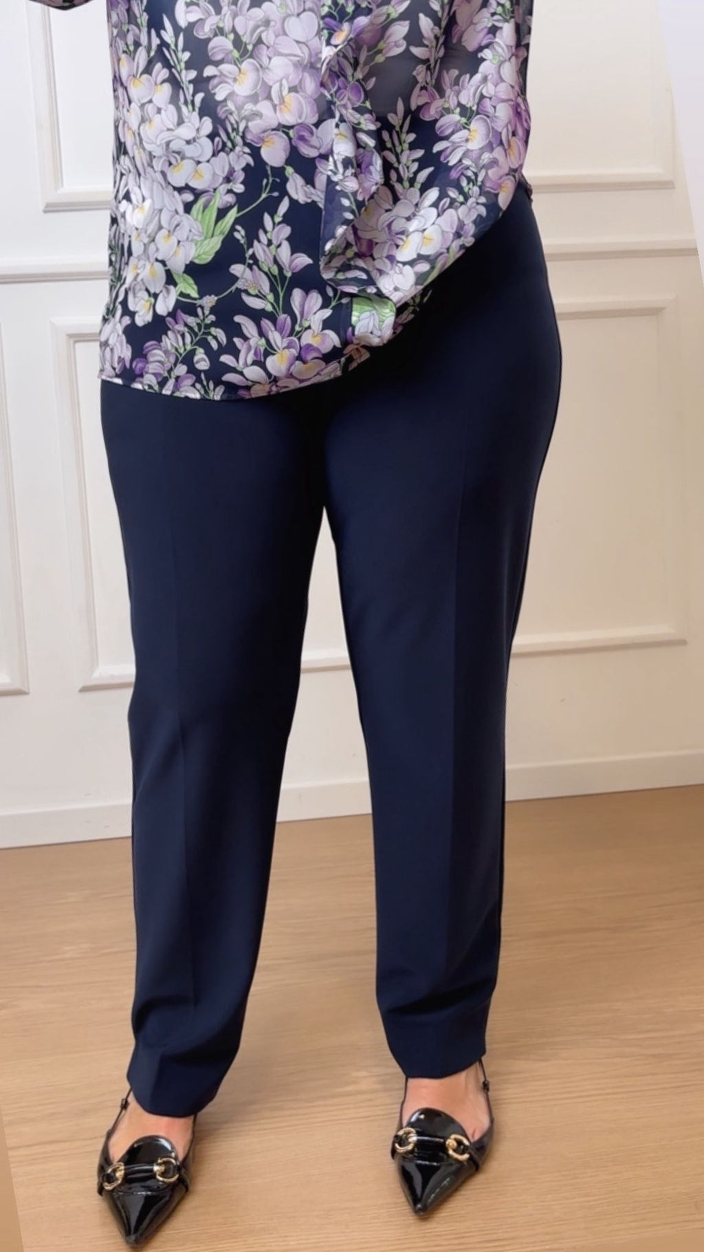 Pantaloni sigaretta Stretch Luisa Viola P881