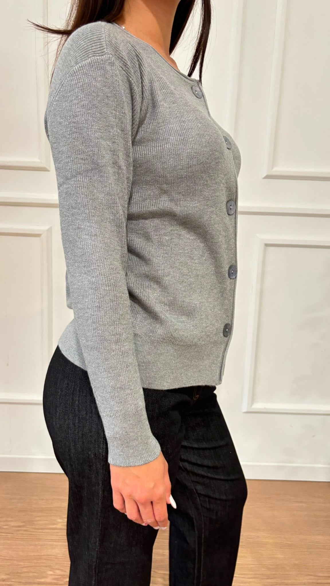 Cardigan bottoni giro Ragno DT42TJ 135M