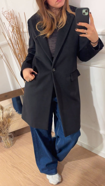 Cappotto slim Dixie K845Y019 nero