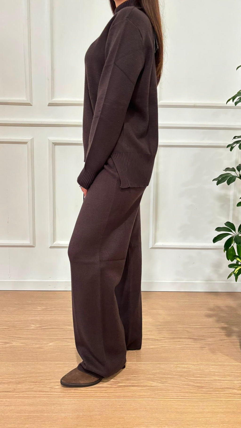 Pantalone in maglia Ragno DN53PE