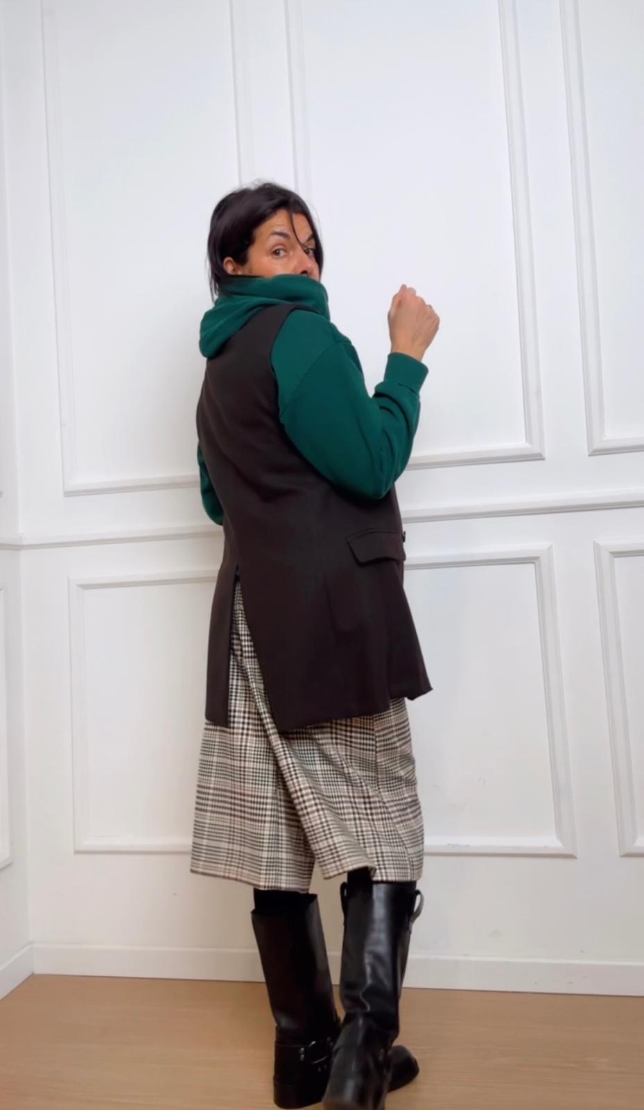 Gilet Vicolo TF1728 Cioccolato