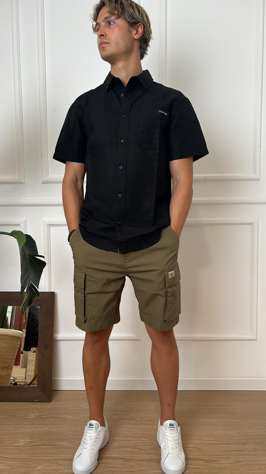 Camicia mezza manica Calvin Klein J30J327296 BEH