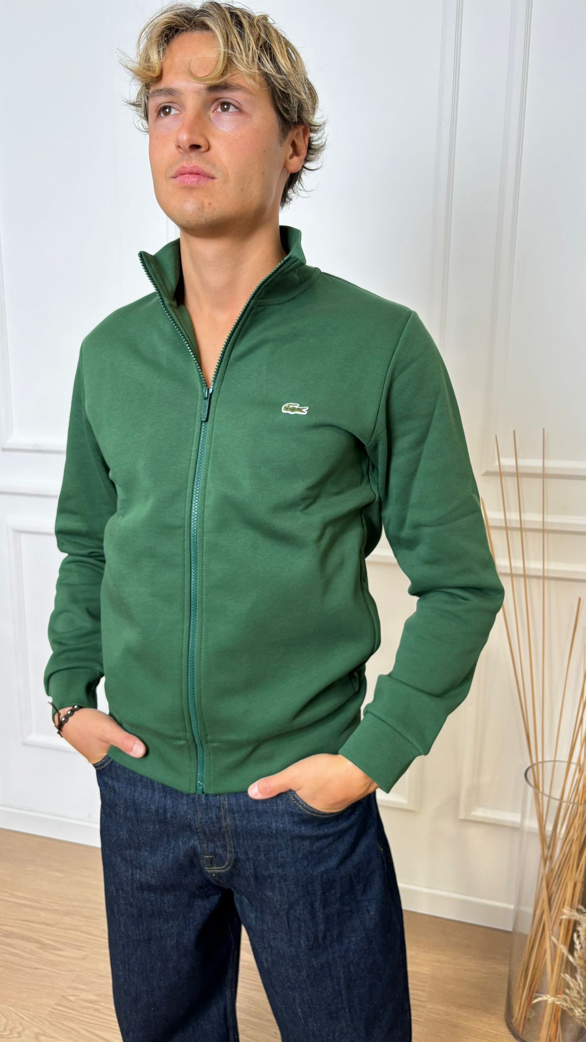 Felpa full zip Lacoste SH9622 132