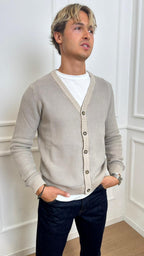 Cardigan bottoni Imperial M8857149U2 beige