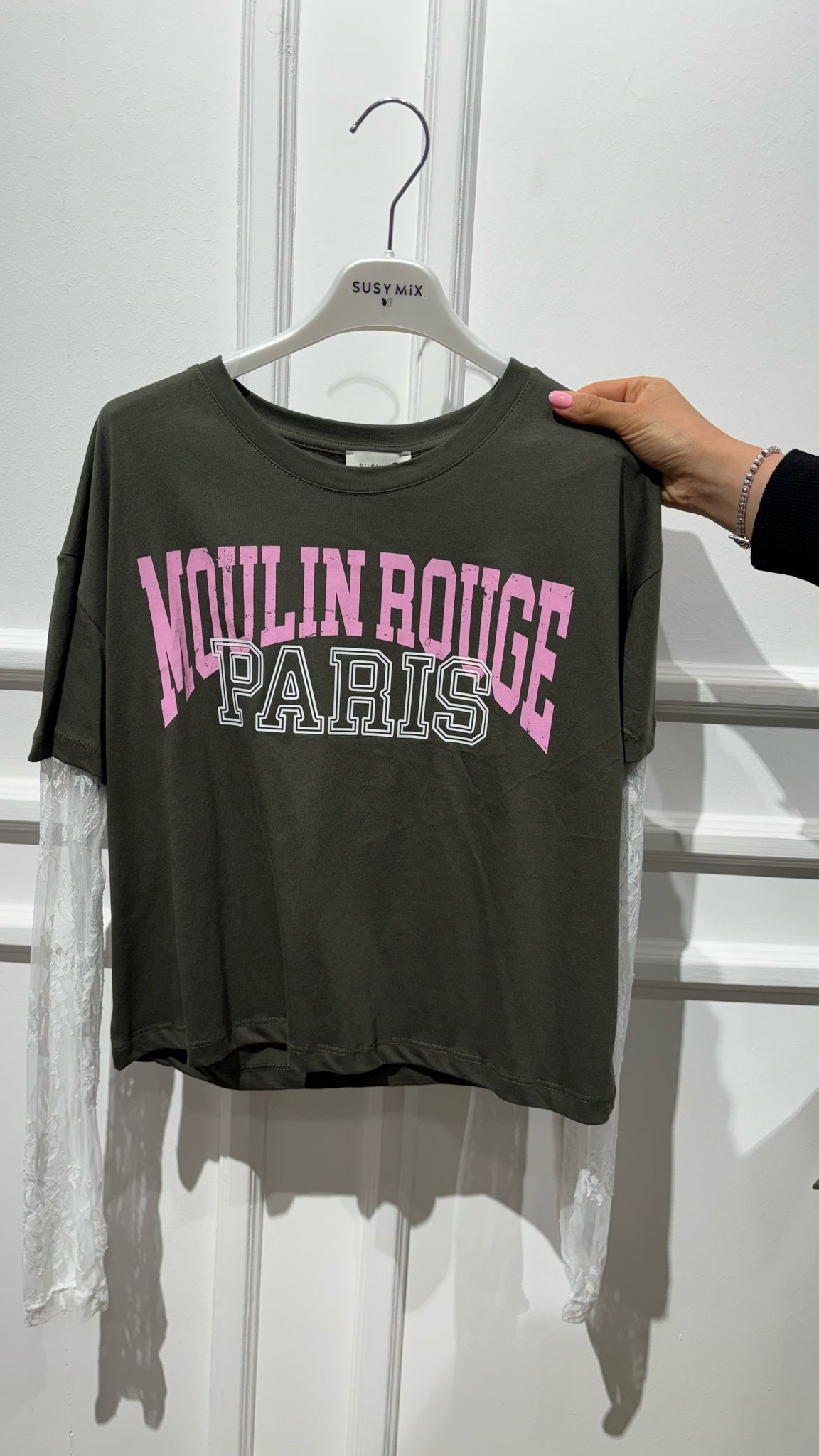 T-Shirt pizzo SH001065 verde