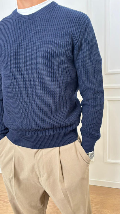 Maglia girocollo Imperial M8857128U2 blu