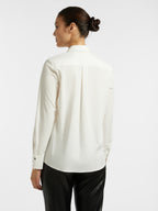 Camicia in popeline stretch 5054P0 Elena Mirò bianco