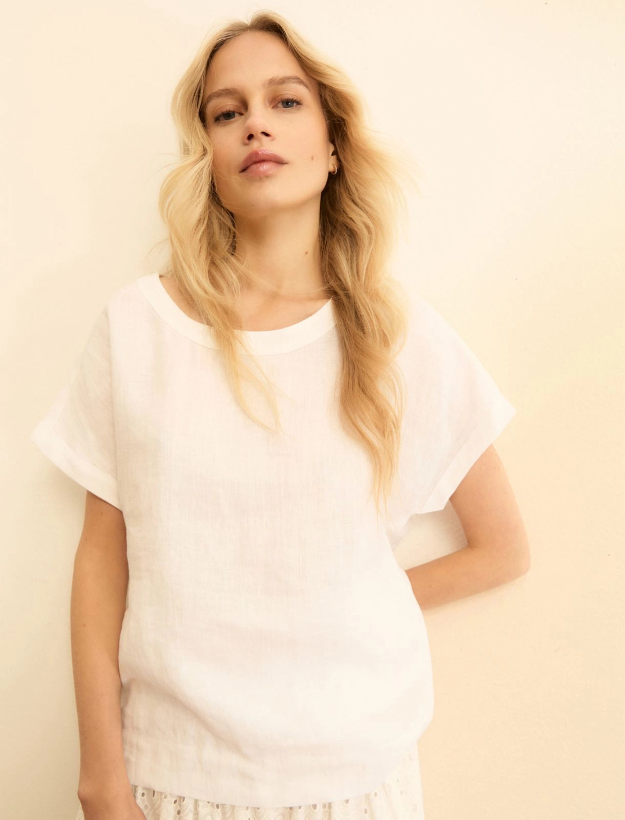 Camicia in tela di puro lino Emme Marella Geyser