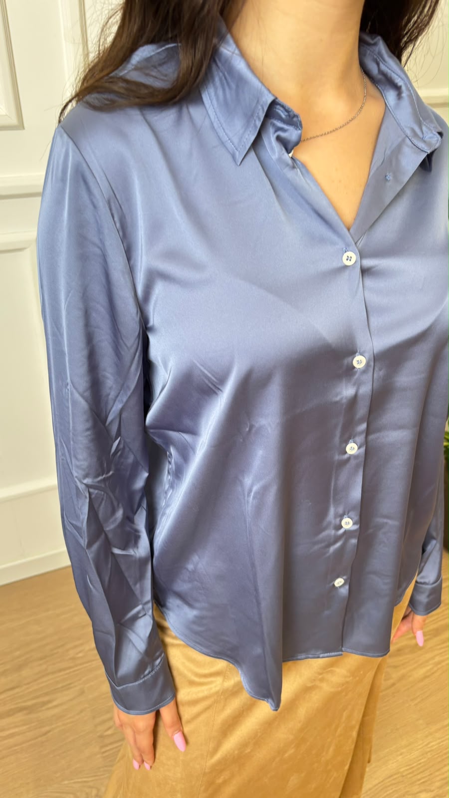 Camicia in raso Edro Emme Marella