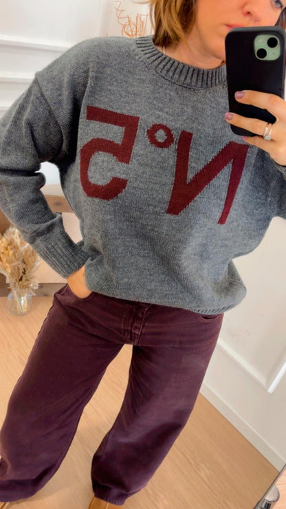 Pull N°5 Tensione In W5HMJ56A Grigio