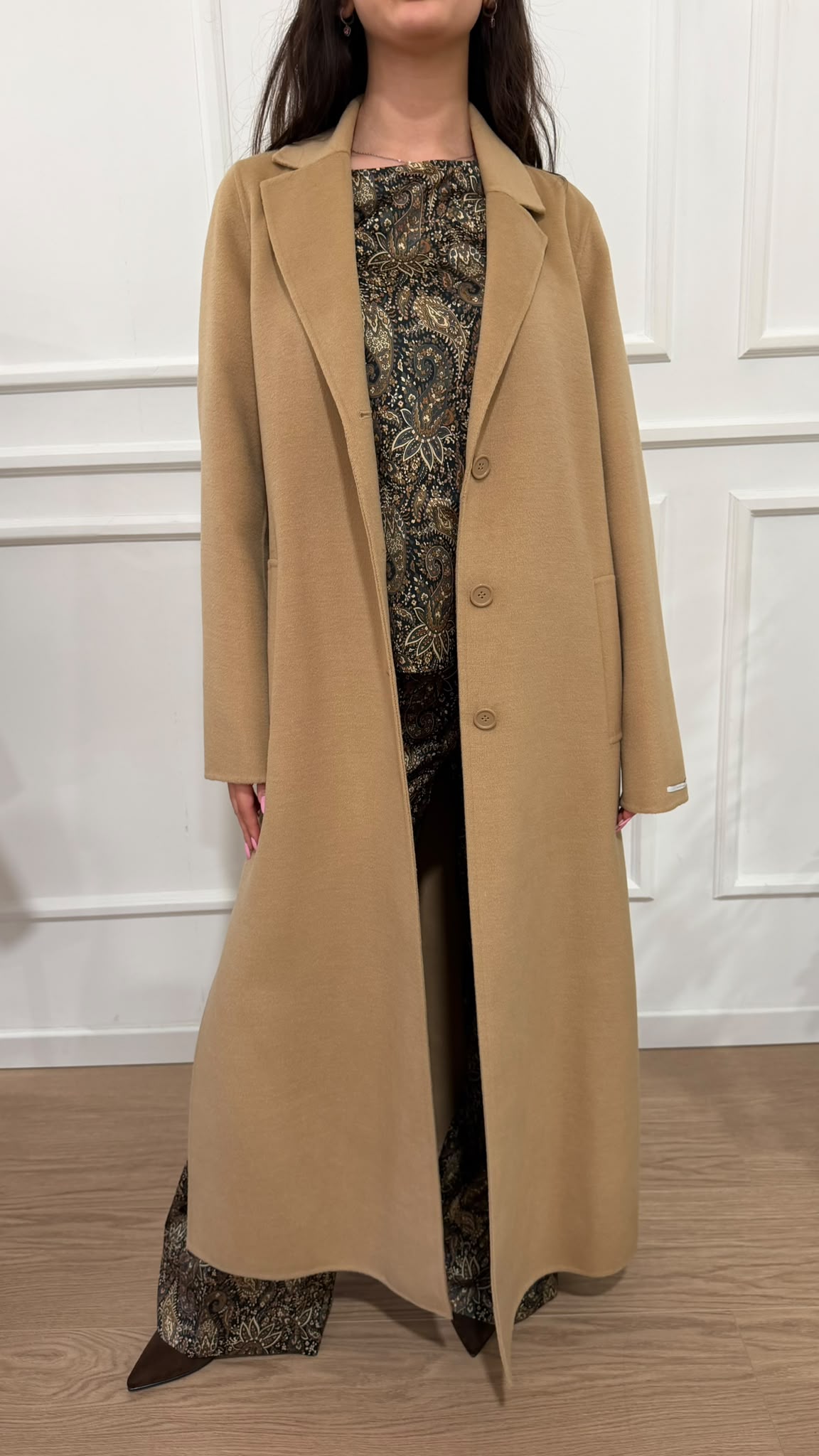 Cappotto in panno Acciuga Emme Marella