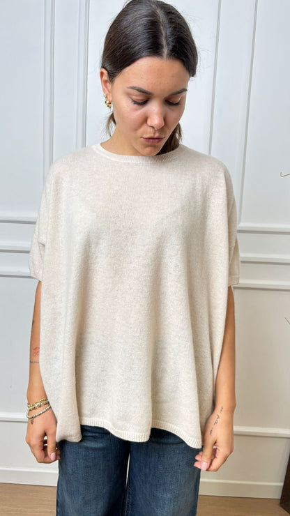 Pull mezza manica Dixie M277Y163 burro
