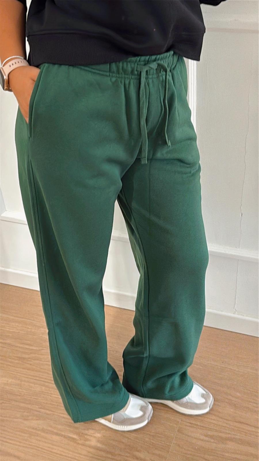 Pantalone felpato Only Best 15338734 Verde