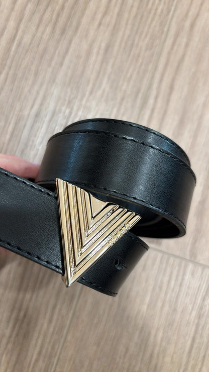 Cintura con fibbia logo Vicolo AF0019 nera