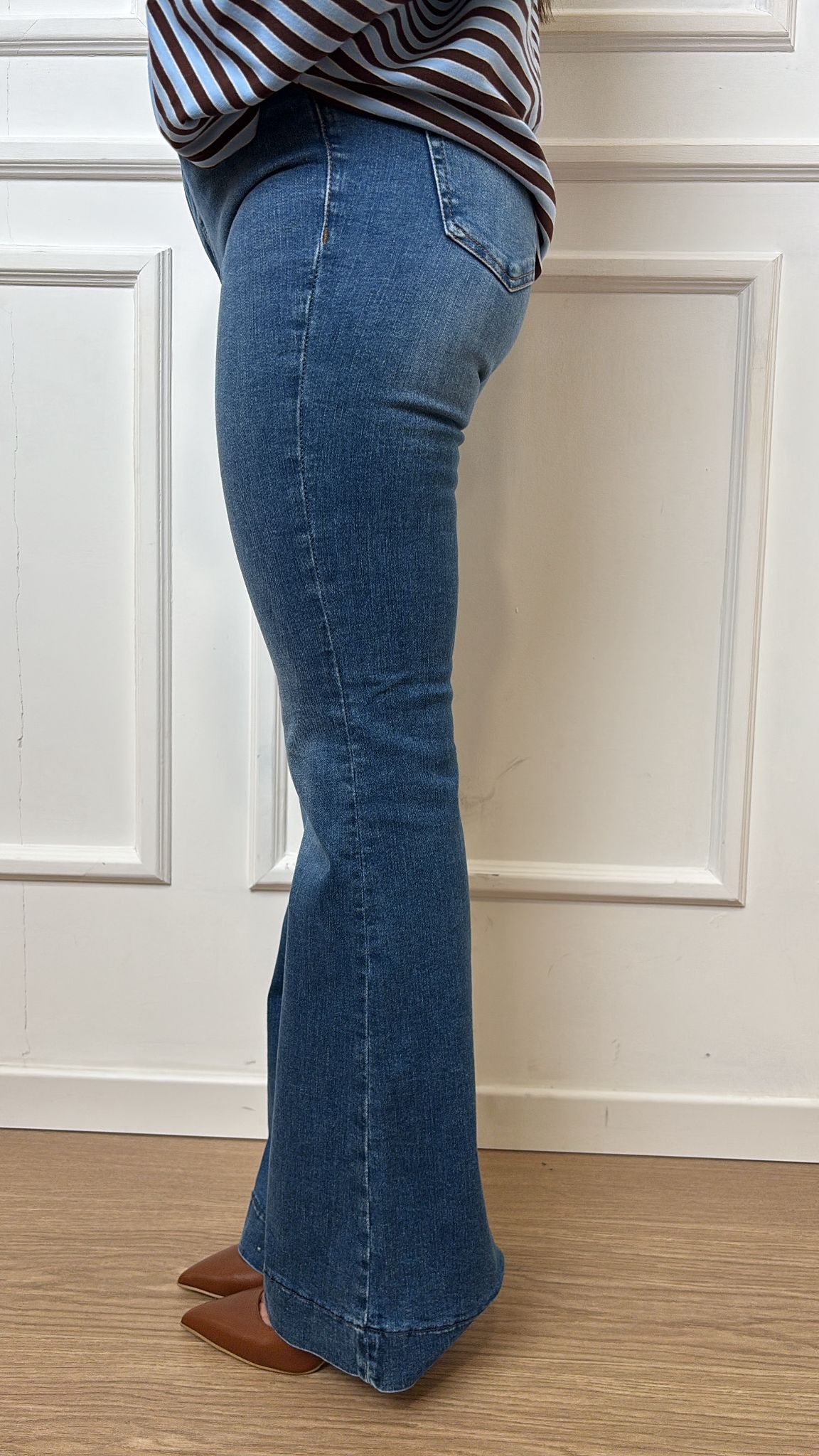 Jeans a zampa Blush Only