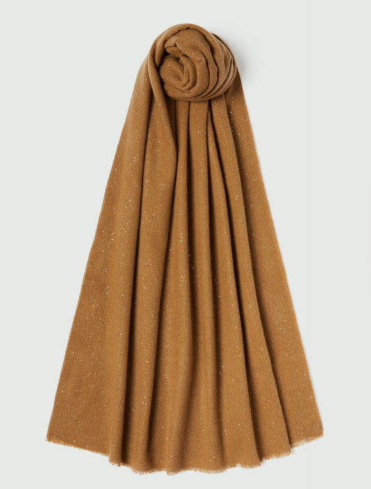 Stola lurex Emme Marella Rinvio Cammello