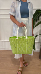 Bag mare piccola con manici in plastica