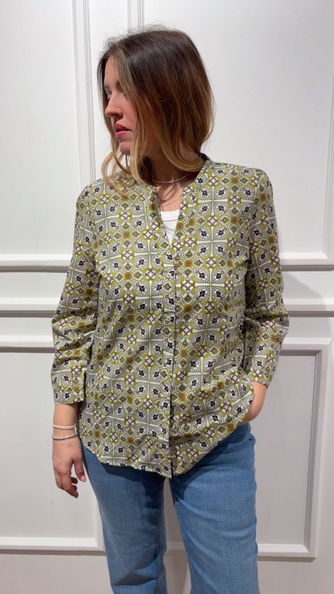 Camicia in cotone Emme Marella Giurato 006