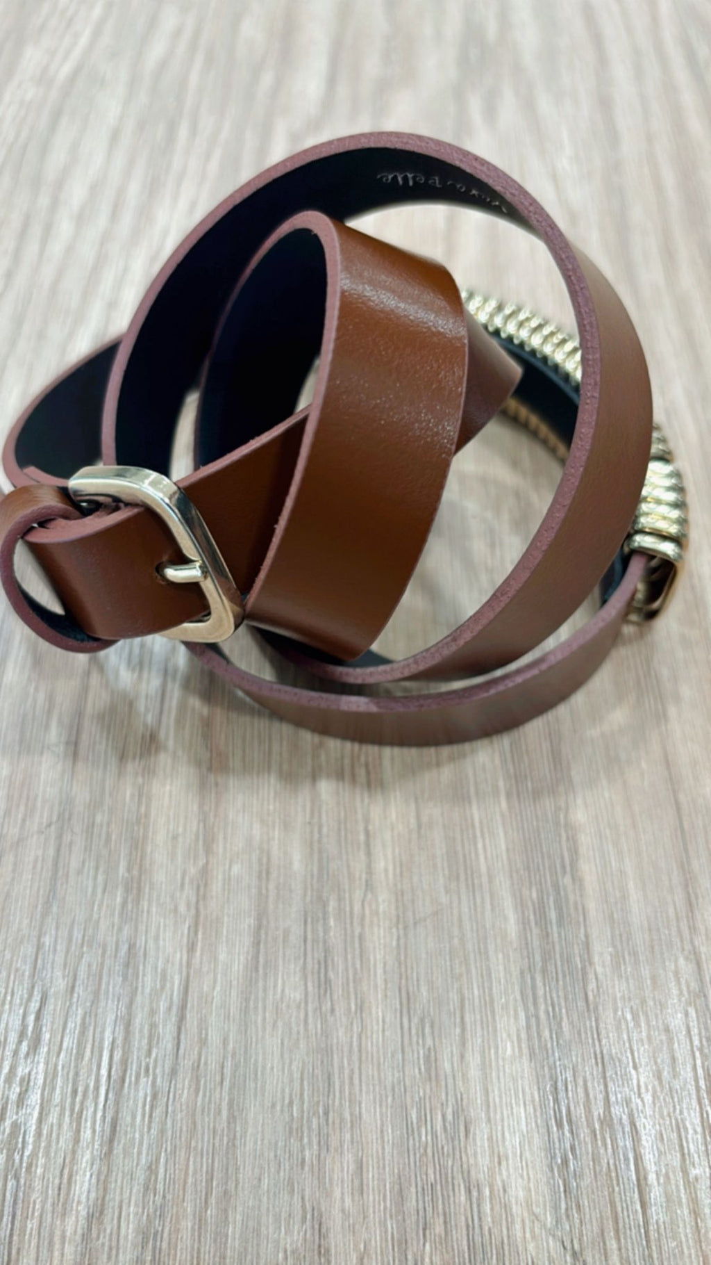 Cintura in pelle Vicolo AF0013