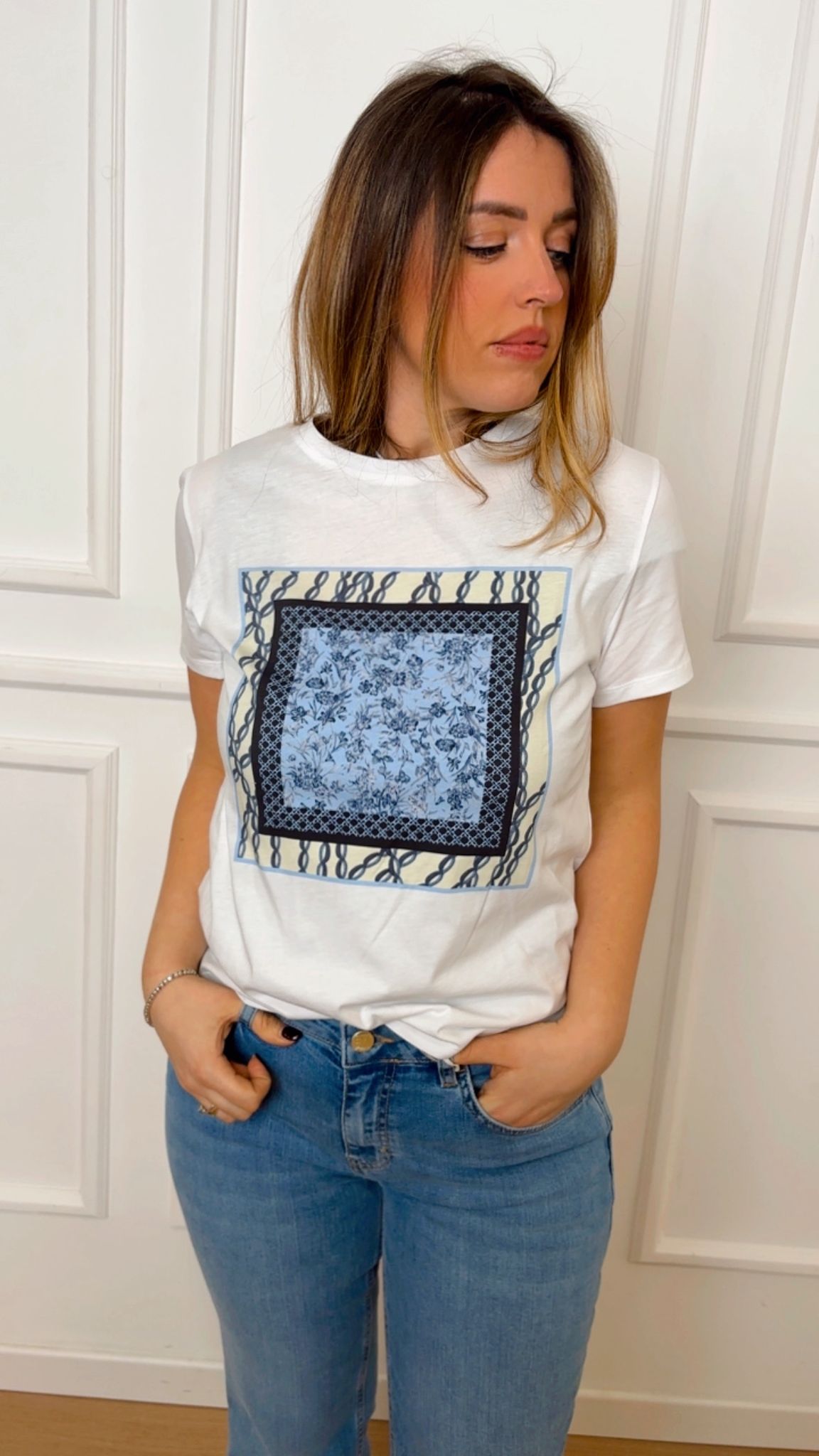 T-shirt in jersey Emme Marella Racconto 001