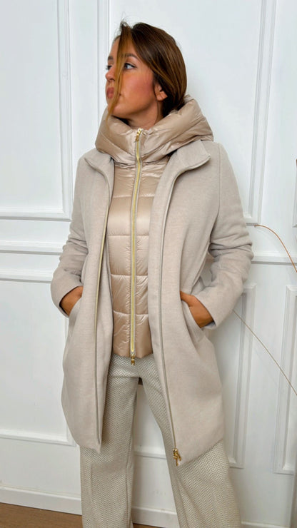Giaccone in panno soft Bacio 002 Emme Marella
