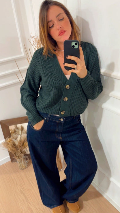 Pull bottoni carol Only 15211521 Verdone