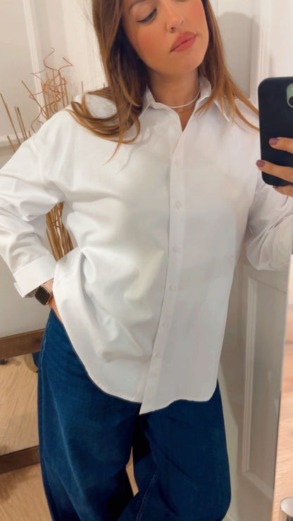 Camicia over oxford Dixie C881Y044 bianca