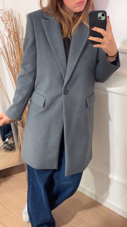 Cappotto slim Dixie K845Y019 Grigio