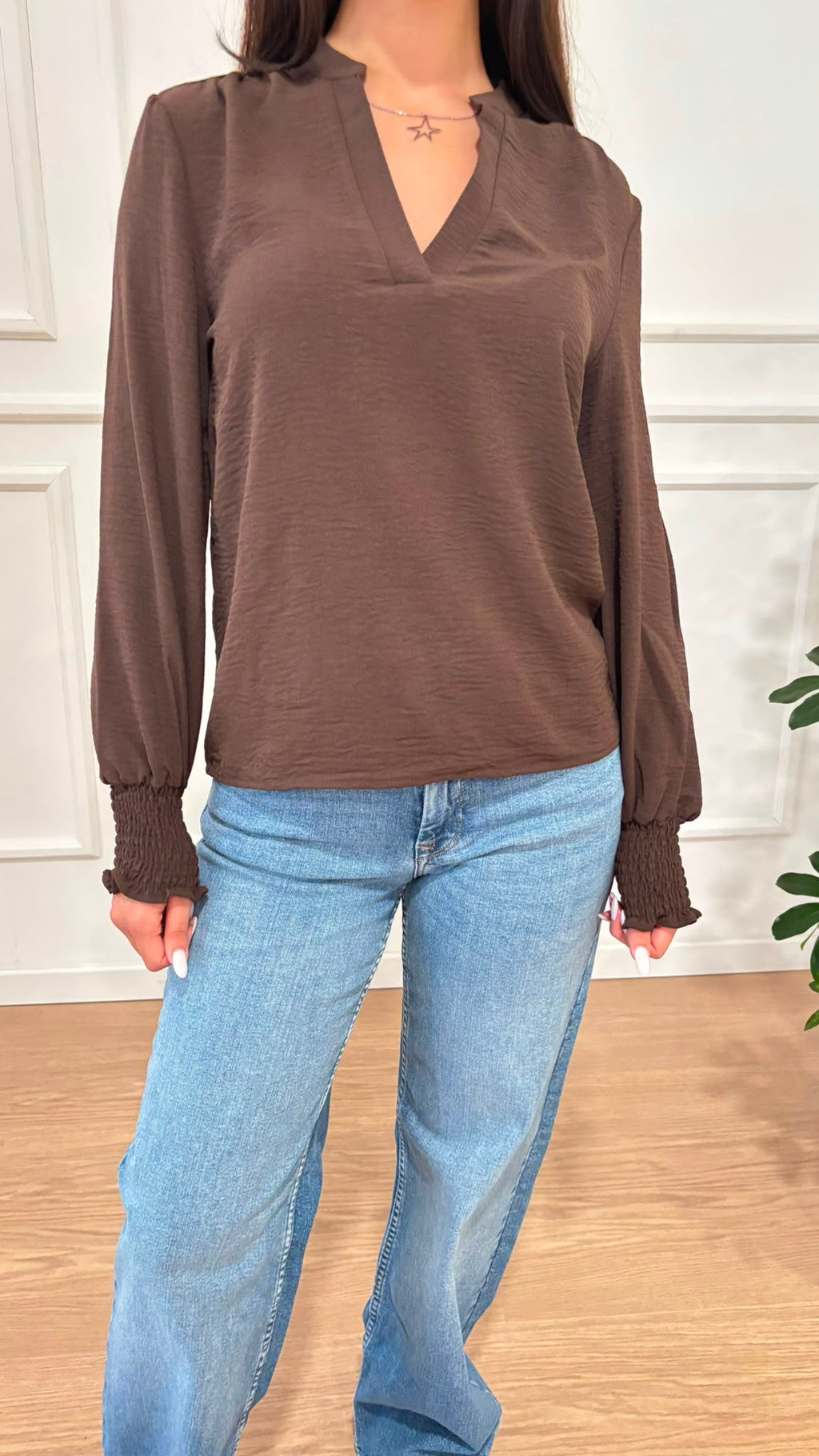 Blusa V Only Mette