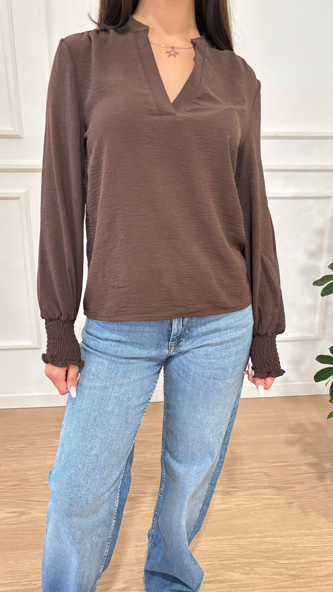 Blusa V Only Mette