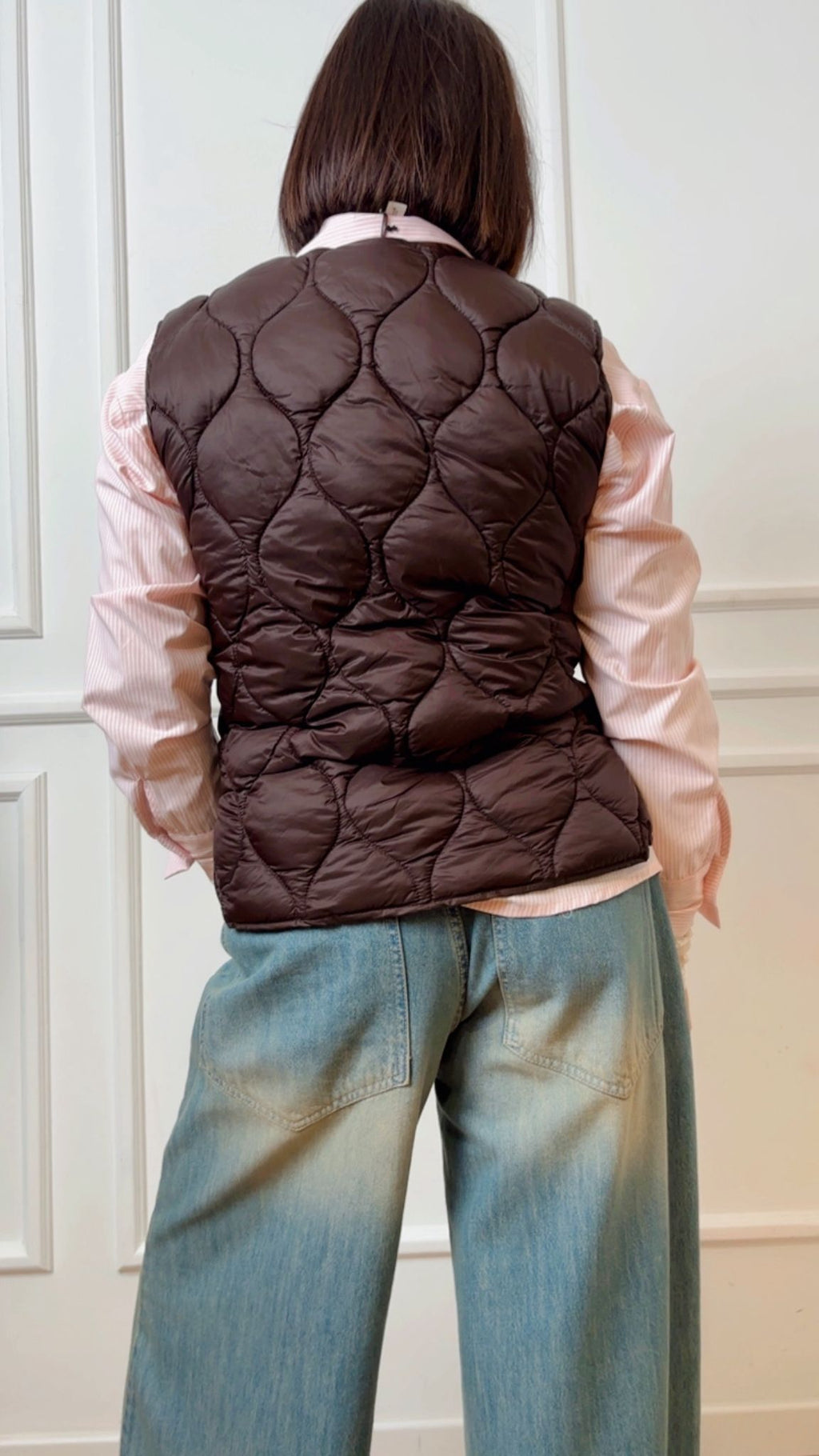 Piumino leggero smanicato Ragno DP02KS